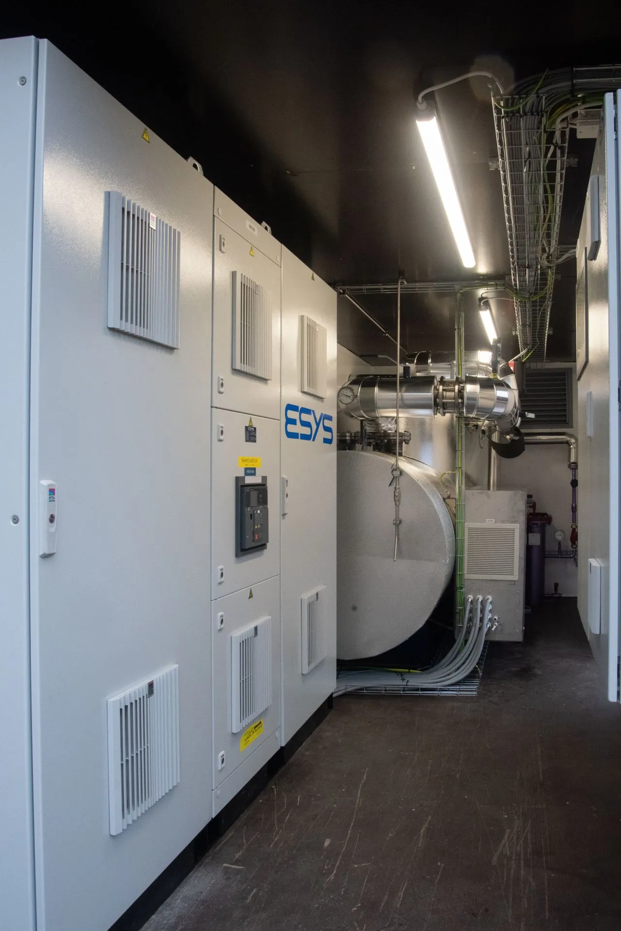 Sählökattila Heiolassa.