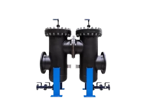 Two district heating filters.