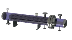 Tubular heat exchanger.