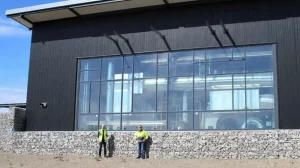 Energiatehokas kaukolämpölaitos.