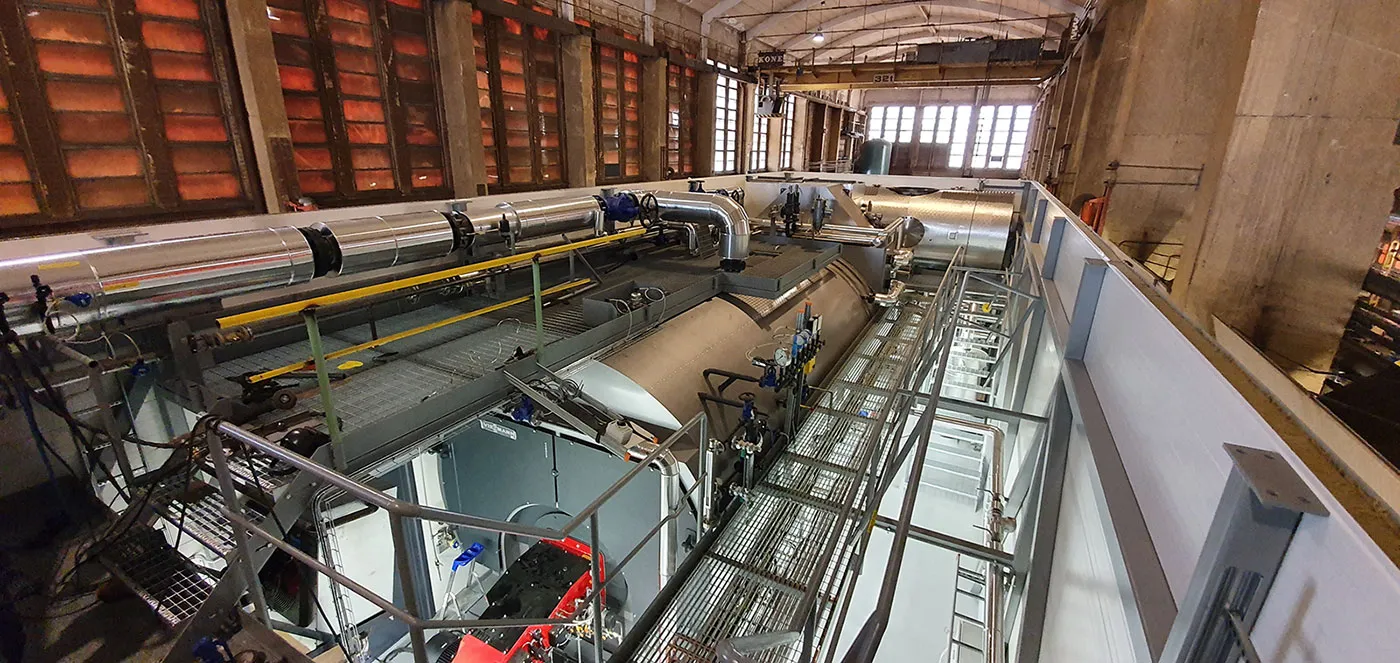 12 MW Höyrykeskus.